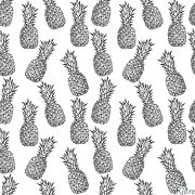 ananas Bosib Chiqarish Uchun Bo'yash Sahifalari